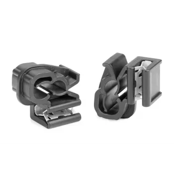 Fixation pour collier de serrage HellermannTyton EdgeClip EC1-3SV-DHC6-7, noir, 100 pièces 151-04455