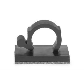 Clip de câble magnétique HellermannTyton MAGRA9, PA66/NdFeB, noir, faisceau max. 25 mm, 25 pièces 151-04467