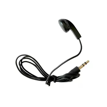 MIDLAND Albrecht 29978 écouteur intra-auriculaire jetable avec jack 3,5 mm, mono, noir, compatible avec ATR400/Tourist Guide