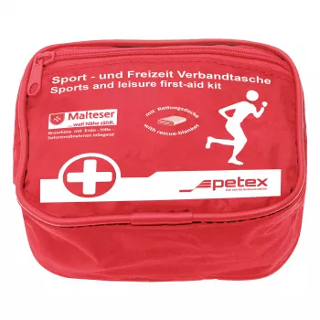 Petex 43930212 First Aid Pouch with Hook-and-Loop Fastener for Children, Adults, Construction Machinery, Leisure, 115 x 70 x 155 mm