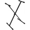 Support de clavier DIMAVERY SL-2EU style X, réglable en hauteur, pliable, noir 26702069
