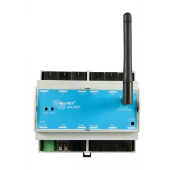 ALLNET ALL3505v2 IP Building Automation Controller with 8 Sensor Ports, DIN Rail Mount