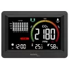 Technoline WL1028 CO2 Monitor Air Quality Monitor with Alarm Black