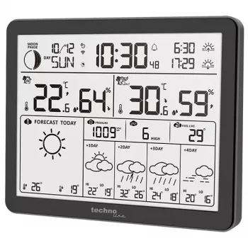 Techno Line WD3000 Station météo WLAN avec prévisions à 4 jours et capteur extérieur WD3000