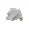 SYNERGY21 Support de module Keystone pour rail DIN Slim ABS pour 1 module TP Slim Line (S215416V2)