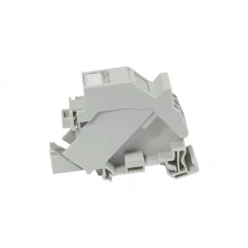 SYNERGY21 Support de module Keystone pour rail DIN Slim ABS pour 1 module TP Slim Line (S215416V2)