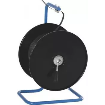 Dévidoir de feuillard PP laqué rouge Banholzer & Wenz pour noyaux 200/280/406 mm (17604)