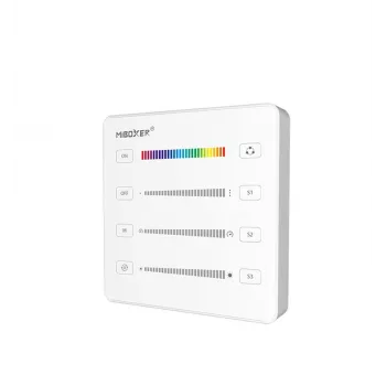 Contrôleur de panneau intelligent LED Pixel Miboxer RGB/RGBW/RGB+CCT (B6, blanc)