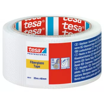 Ruban en tissu tesa 60101 Professional blanc 25 m x 48 mm 60101-00000-00