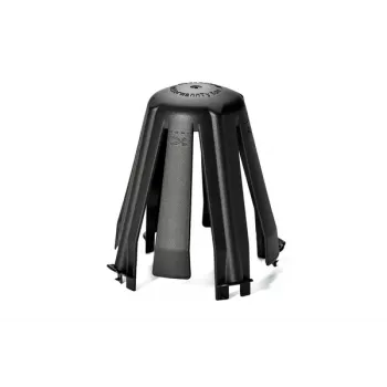 Fixation pour serre-câbles HellermannTyton Q-Mount autocollante noire (148-00098)