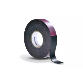 Ruban en caoutchouc auto-amalgamant HellermannTyton HTAPE-POWER600 19mm x 6,7m noir 711-10200