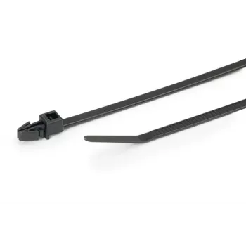 Serre-câble HellermannTyton T30RSF-PA66HS-BK (500) 158 mm x 3,6 mm noir, lot de 500 126-00329
