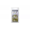 Connecteur de fils à insertion HellermannTyton HelaCon Plus Mini HCPM-2, 2 pôles, 0,5-2,5 mm², transparent/jaune, lot de 20 148-90054