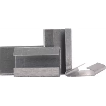 Attaches pour feuillard en acier Banholzer & Wenz forme C 16x27mm pack de 1000 (17331)