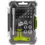 Ensemble tournevis Goobay avec ensemble de 30 embouts – kit d'outils de précision pour vissage, montage et réparation électronique (77841)