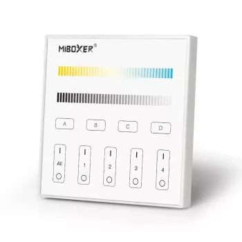Panneau tactile de température de couleur LED Smart DALI Miboxer DT8 (DP2S)