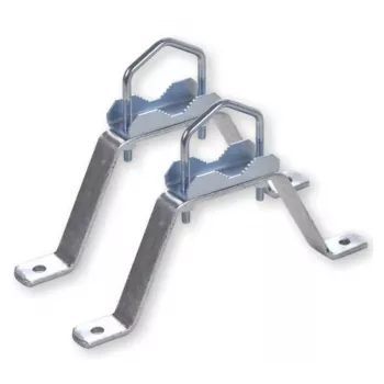 Kit de fixation murale WEIß MHZ1560 acier 15 cm (39061)