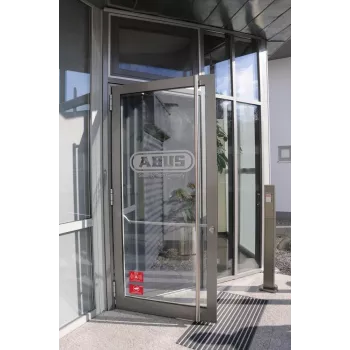 Autocollant d'avertissement d'alarme ABUS avec logo 74 x 52,5 mm (1 pièce) AU1423