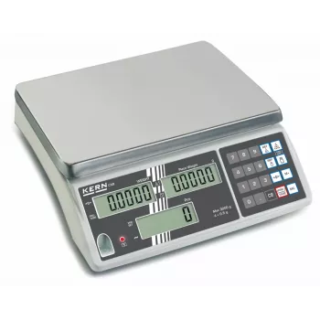 KERN CXB 3K0.2 Counting Scale, 3 kg Capacity, 0.2 g Readability, 3 Displays, RS-232
