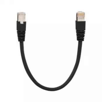 Rutenbeck Patch Cable PK Cat.6A iso U 6 kV HF 2.0 m Black 23510220
