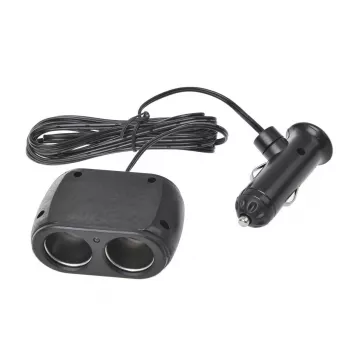 Prise double IWH, courant max. 10 A 12/24 V DC (019012)