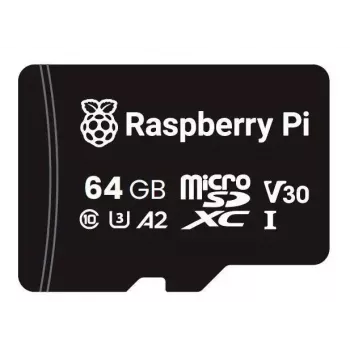 Carte mémoire microSDXC ALLNET Raspberry Pi 64 Go Class 10 avec Raspberry Pi OS RPI-MSD-64-OS