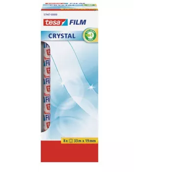 Ruban adhésif transparent tesafilm® tesa 57947-00000-01, 33 m x 19 mm, 8 rouleaux