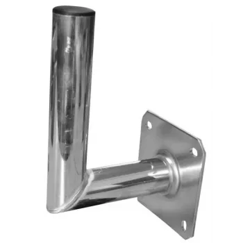 Support mural en aluminium WHA5018HQ blanc 180 mm pour mât 50 mm 39024