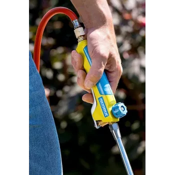 Ensemble chalumeau gaz pour soudage et brasage fort GLORIA 000296.0000 avec tuyau de 5 m, 1000 °C, DVGW/GS