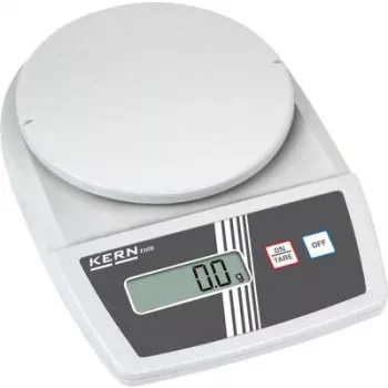 KERN EMB 600-2 Precision Letter Scale, 600 g Capacity, 0.01 g Readability, Battery and Mains Powered