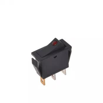 IWH Interrupteur à bascule Rouge éclairé 12V/24V 10A ON-OFF SPST 19029