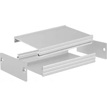 Boîtier profilé en aluminium Bopla FILOTEC F 1048-80, 105 x 48 x 80 mm, anodisé 97118080.H