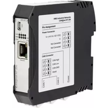 Passerelle CAN-Ethernet/IP Ixxat, RJ45, 9-36 V DC, rail DIN 1.01.0332.20000
