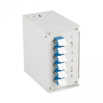 Boîtier pour rail DIN EFB Elektronik OS2 6x coupleur LC duplex sans pigtails (BHS60921.6)