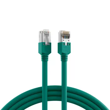 Câble patch RJ45 EFB-Elektronik Cat.5e SF/UTP LSZH Draka UC300 TM11 vert 7,5m K8013.7,5