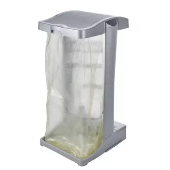 Système de sacs poubelle KEEEPER Ole 35x40x75cm argent clair