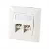 Ensemble de cadres fibre optique EFB ET-25085FO pour 2x E2000, SC simplex, LC duplex, RAL 9010