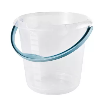 Seau avec bec verseur KEEEPER 10L Mika Ø30x28cm transparent