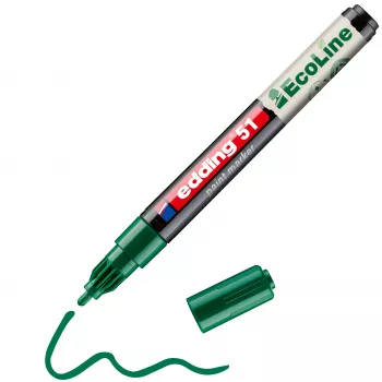 Marqueur peinture edding 51 EcoLine vert 1-2 mm 4-51-004