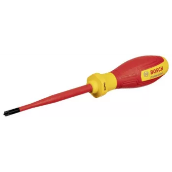 Tournevis isolé VDE Bosch PlusMinus SL/PH1 x 100 mm Professional rouge/jaune (1600A02ND4)
