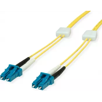 Câble de raccordement fibre optique EasyLan LC monomode duplex OS2 9/125µm jaune 3m LSD02200030