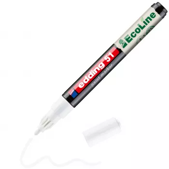 Marqueur laque Edding 51 EcoLine blanc 1-2 mm 4-51-049