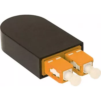 Adaptateur de bouclage fibre optique BLUELAN BlueOptics OM2 50/125µm multimode SC/UPC duplex ferrule céramique -40°C à +85°C (BOLBSCOM2)
