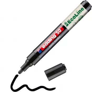 Marqueur laque Edding 50 EcoLine noir 2-3 mm 4-50-001