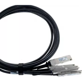 Câble DAC de dérivation BlueLAN compatible NVIDIA 400G QSFP-DD MCP7F60-W003R26-BL, 2 m AWG26