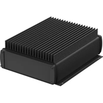 Boîtier profilé Bopla ALUBOS_SET ABPH 1600-0200 KWL 190 x 190 x 80 mm aluminium noir RAL 9005 84416200.HMT1