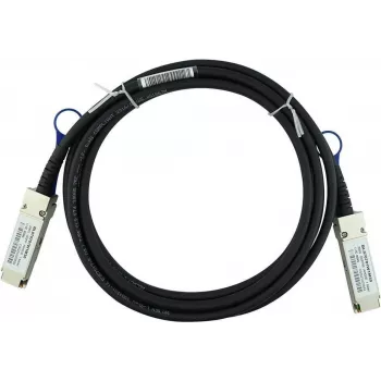 Câble d'attache direct QSFP56 compatible Mellanox MCP1650-H003E26 BLUELAN, 200GBASE-CR4, InfiniBand, 30AWG, 3 mètres MCP1650-H003E26-BL