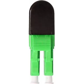 Adaptateur de bouclage fibre optique BlueLAN BlueOptics OM5 50/125 µm multimode LC/UPC duplex, vert citron, férule céramique, -40 °C à +85 °C (BOLBLCOM5)