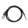 Câble de dérivation directe 400G QSFP-DD vers 4x 100G QSFP56 BlueLAN, 2 m, passif, AWG26, compatible Arista (CAB-D-4Q-400G-2M-BL)