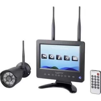 Ensemble de caméras de surveillance sans fil Sygonix SY-4548736 4 canaux avec 1 caméra 720p 2,4 GHz